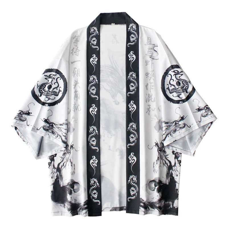 Quality Summer Clothing - Abbigliamento tradizionale giapponese Kimono giapponese Stampa