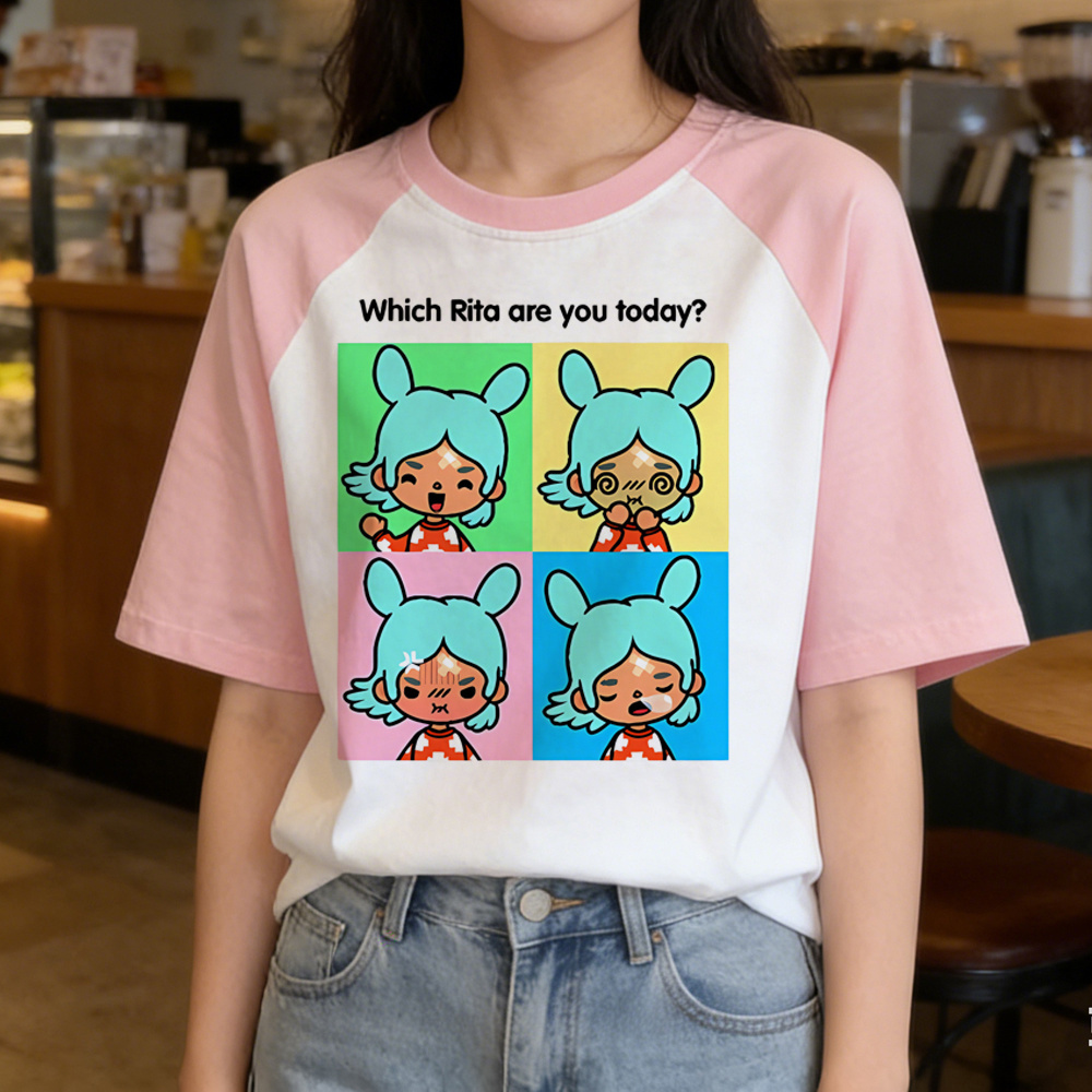 Summer Clothing Teens - Maglietta Toca Boca per adolescenti, stile