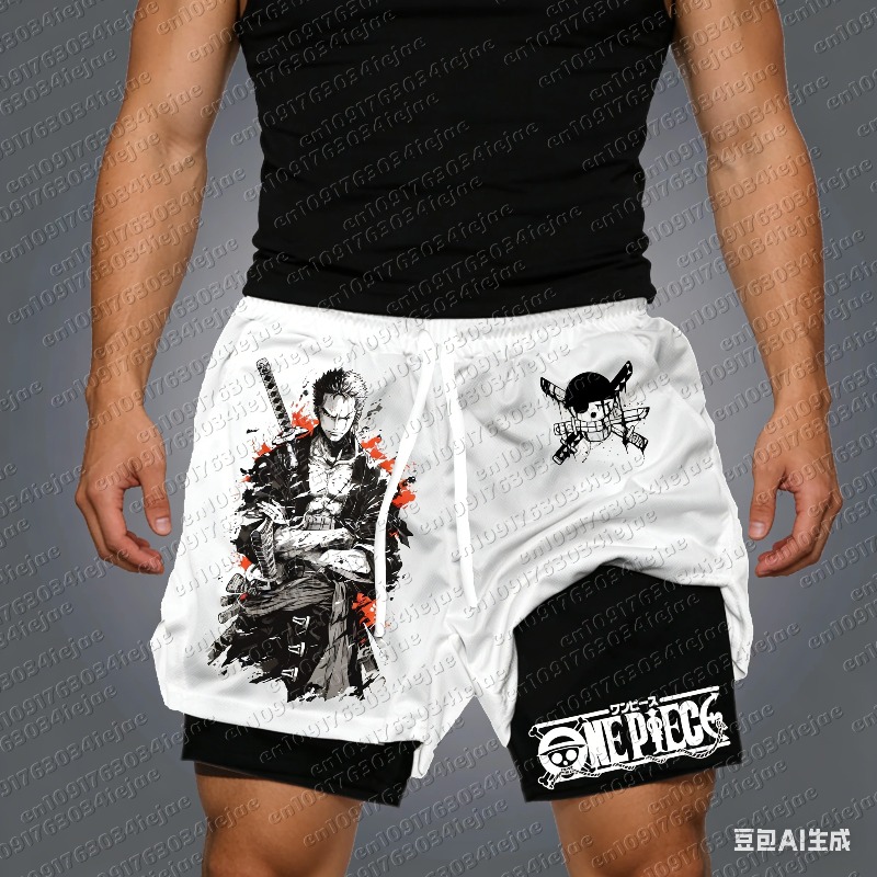 Summer Clothing Layering - Pantaloncini stampati One Piece Luffy 2026