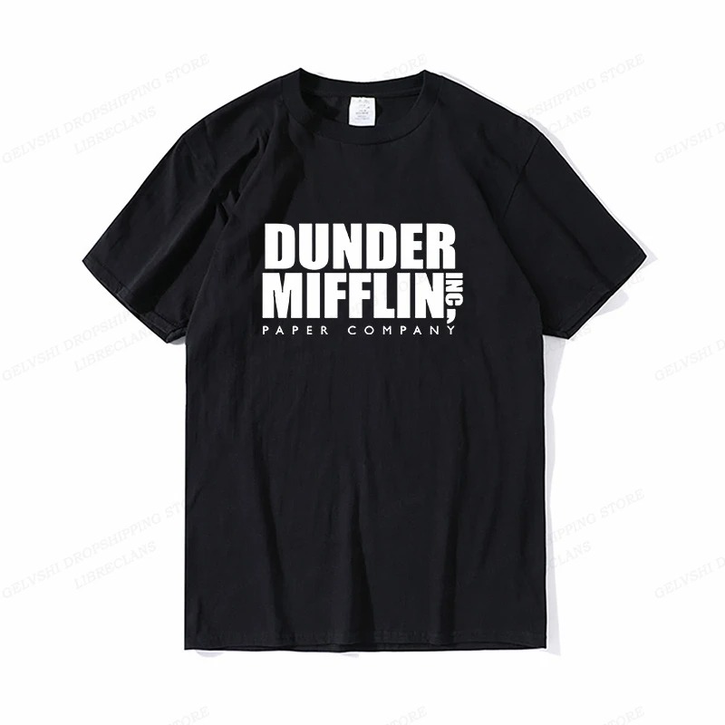Summer Clothing Teens - DUNDER MIFFLIN T Shirt Uomo Moda