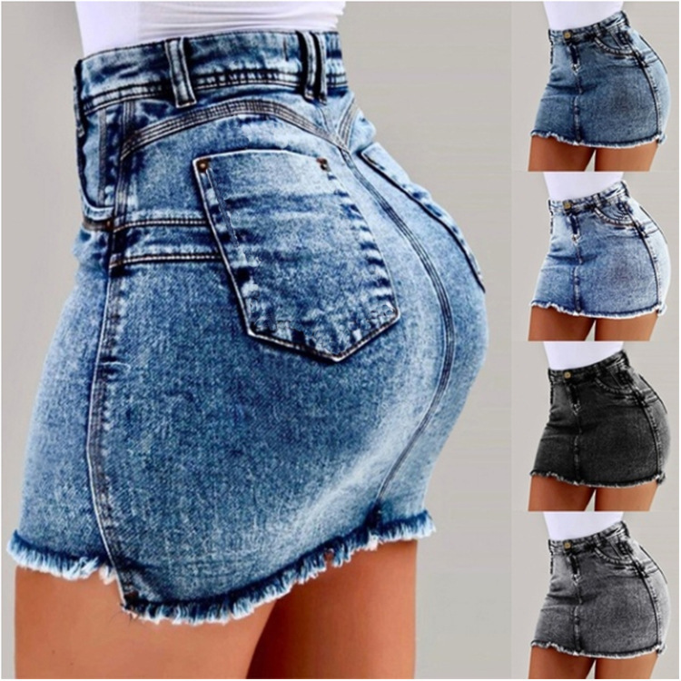 Summer Clothing Options - Nuova gonna corta in denim a