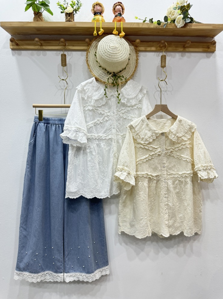 Summer Clothing For Japan - Mori kei abbigliamento dolce camicia lolita