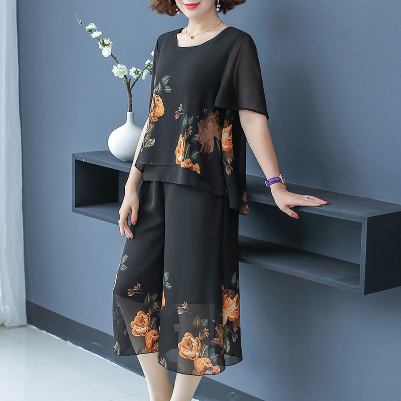 Elegante moda stampa floreale  - Summer Clothing For 60 Year Old Woman recensione e prezzo