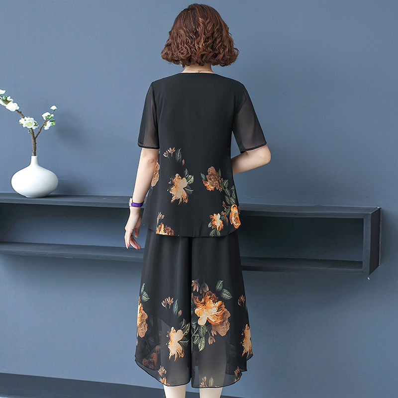 Elegante moda stampa floreale  - Summer Clothing For 60 Year Old Woman recensione e prezzo