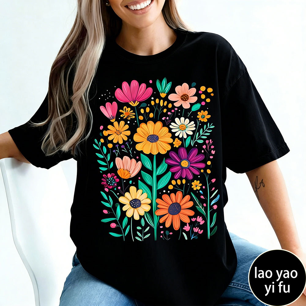 T-shirt Floreale Estiva Boho d - Summer Clothing Vibes recensione e prezzo