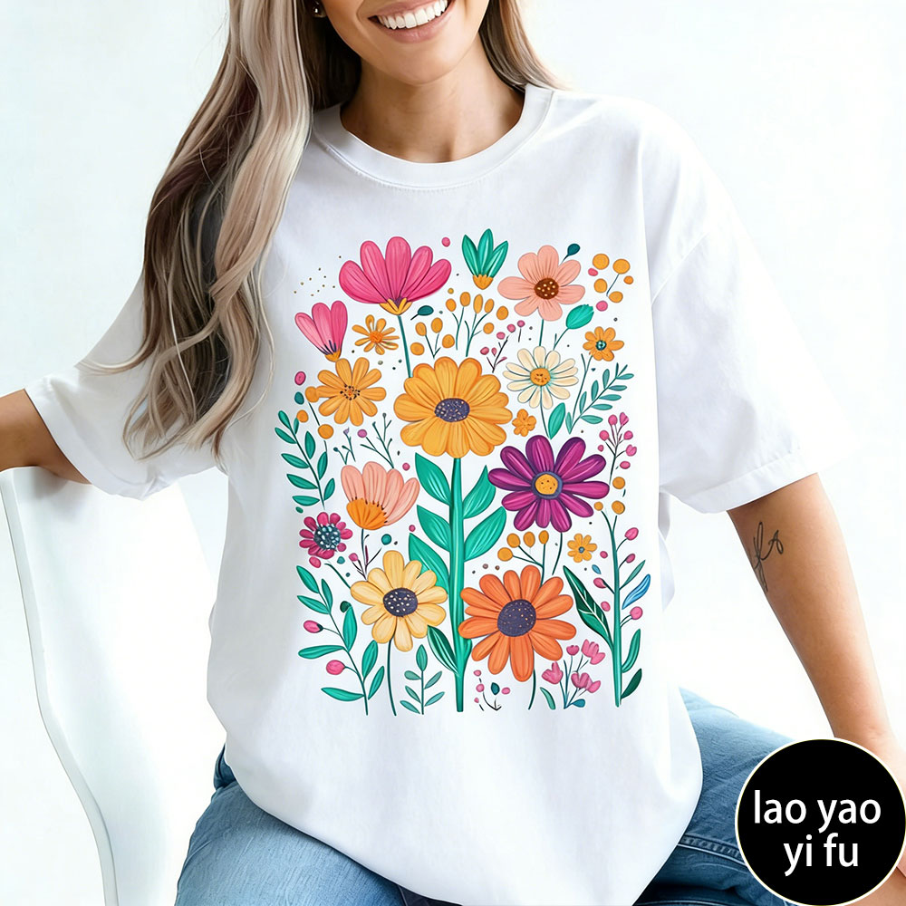 T-shirt Floreale Estiva Boho d - Summer Clothing Vibes recensione e prezzo