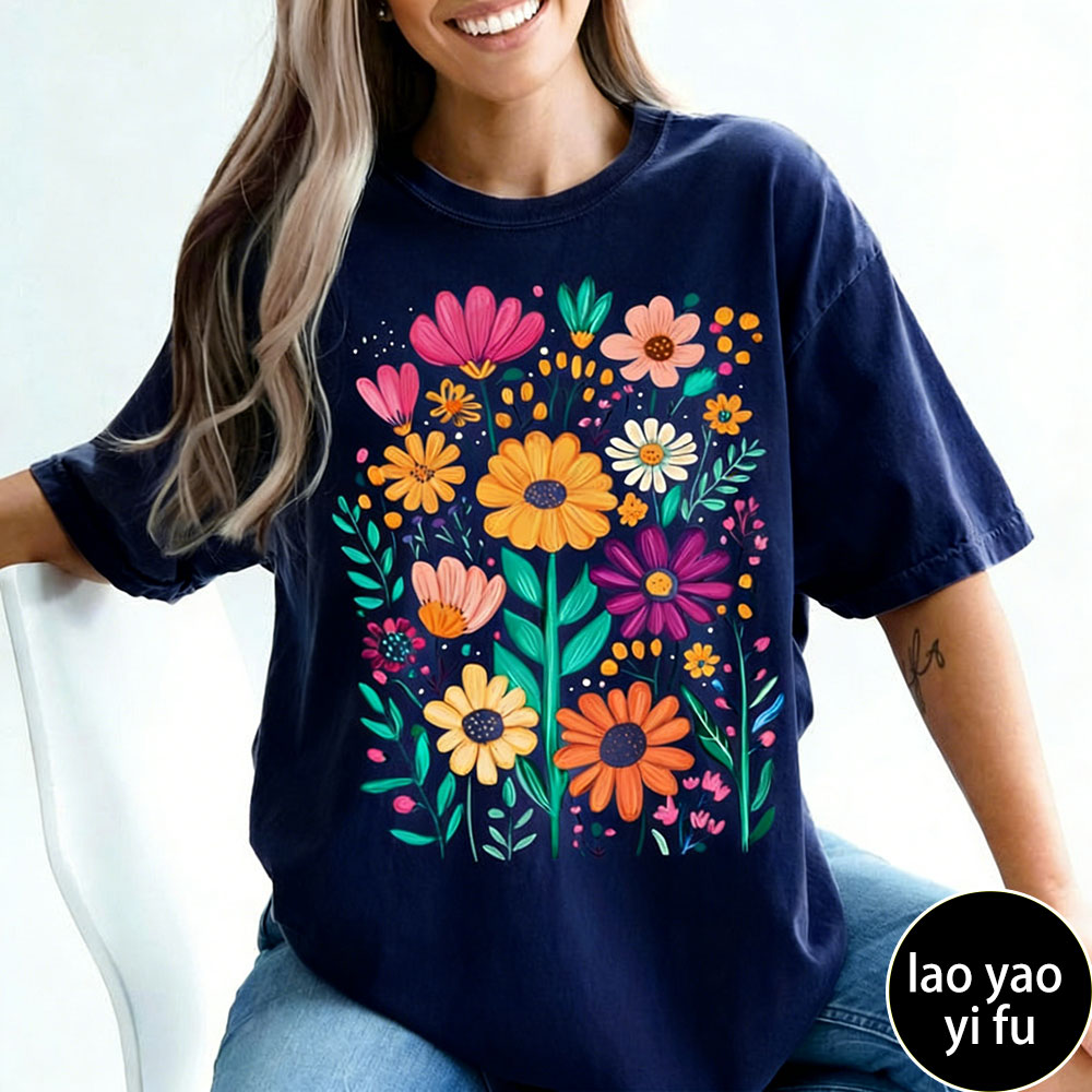 T-shirt Floreale Estiva Boho d - Summer Clothing Vibes recensione e prezzo