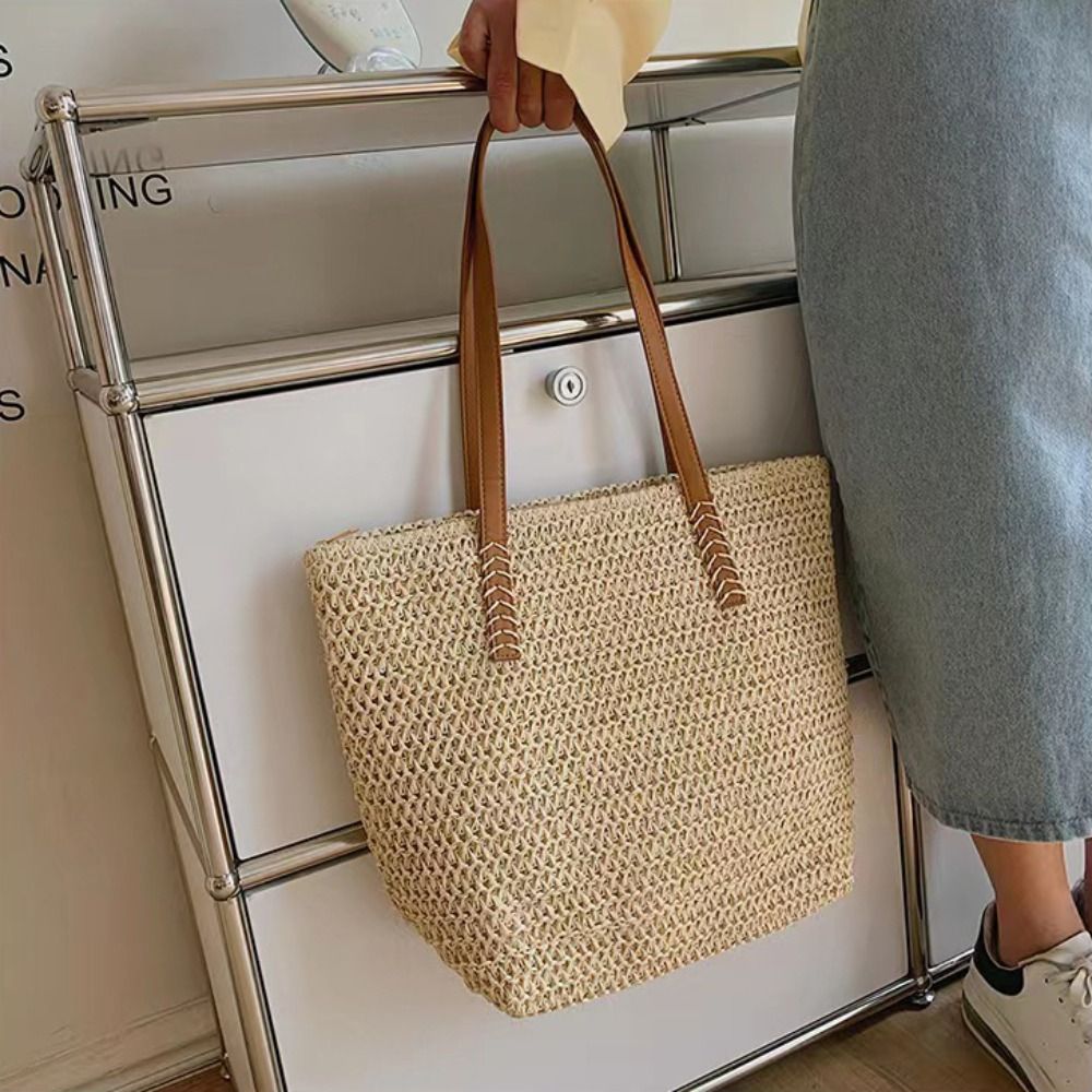 Borsa Tote in Paglia Intreccia - Beach Bag Straw recensione e prezzo
