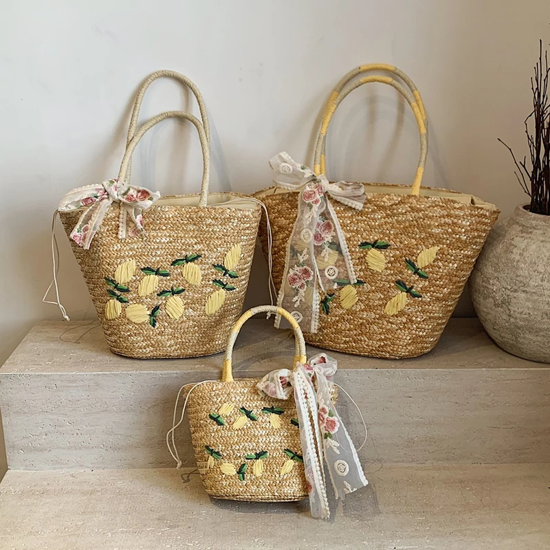 Borsa a tracolla da spiaggia d - Beach Bag Straw recensione e prezzo