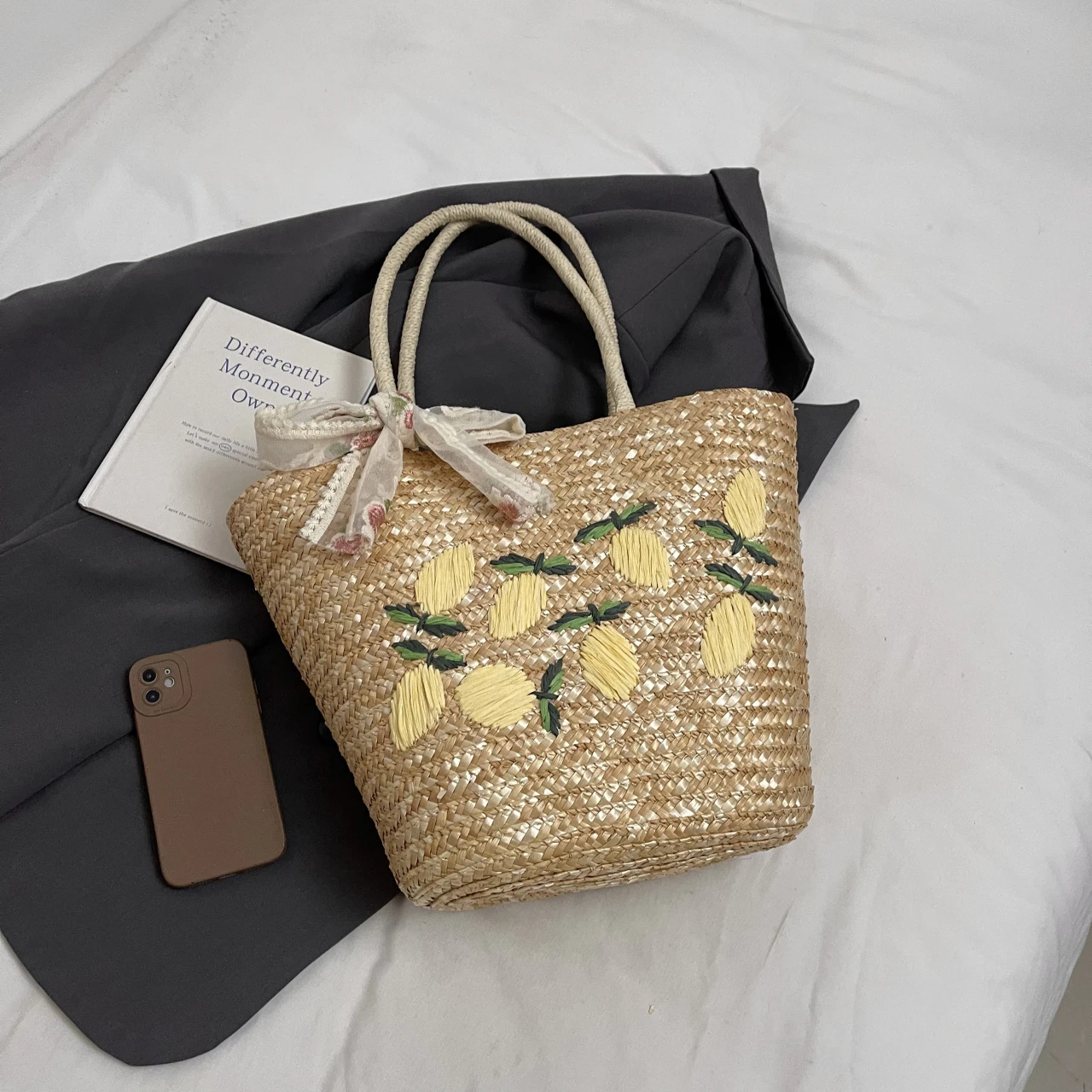 Borsa a tracolla da spiaggia d - Beach Bag Straw recensione e prezzo