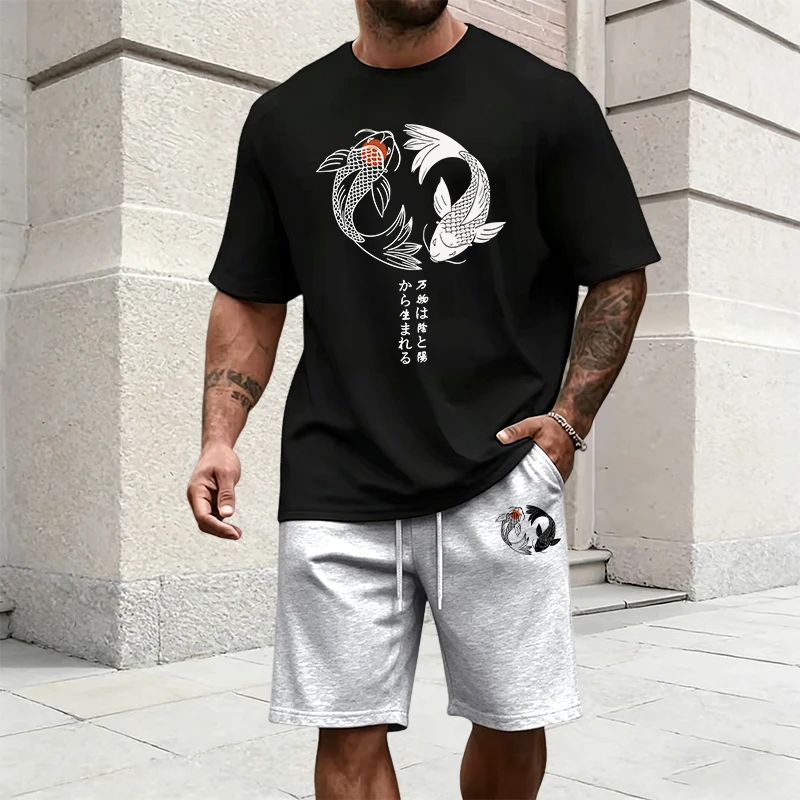 Tuta da uomo con motivo Yinyan - Summer Clothing Outfits recensione e prezzo
