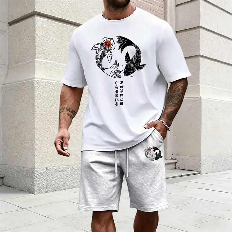 Tuta da uomo con motivo Yinyan - Summer Clothing Outfits recensione e prezzo