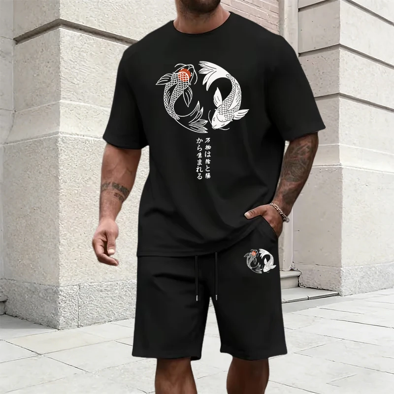Tuta da uomo con motivo Yinyan - Summer Clothing Outfits recensione e prezzo