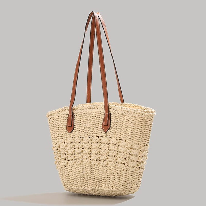 Borsa da spiaggia pieghevole e - Beach Bag Straw recensione e prezzo