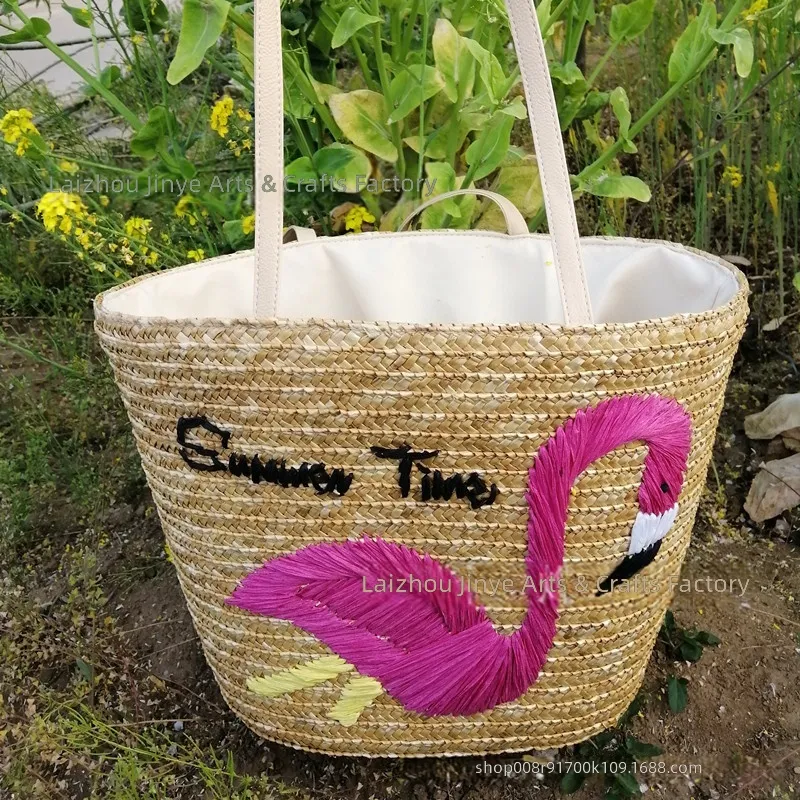 Borsa a secchiello da donna in - Beach Bag Straw recensione e prezzo