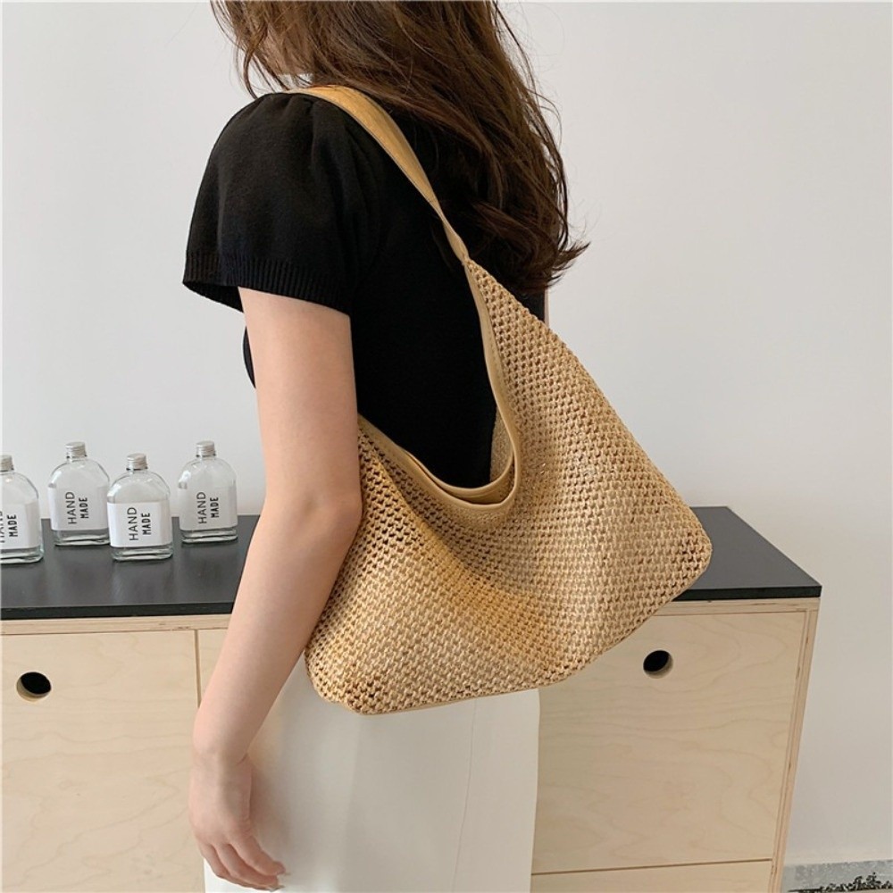 Borsa in Paglia Intrecciata Mo - Beach Bag Straw recensione e prezzo