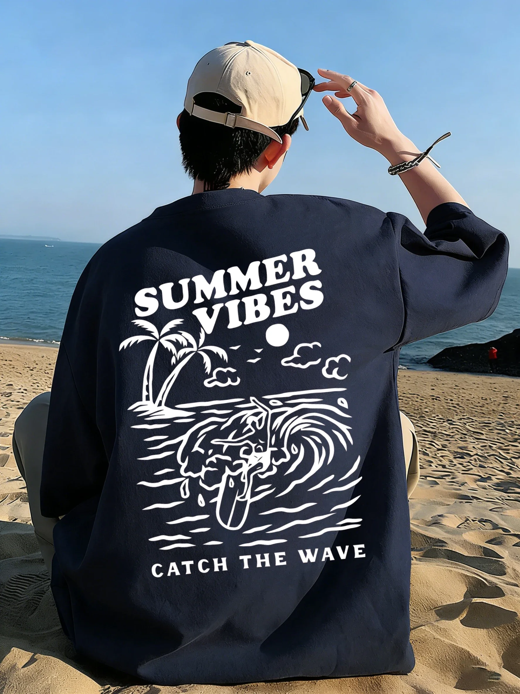 Summer Vibes Catch The Wave T- - Summer Clothing Vibes recensione e prezzo
