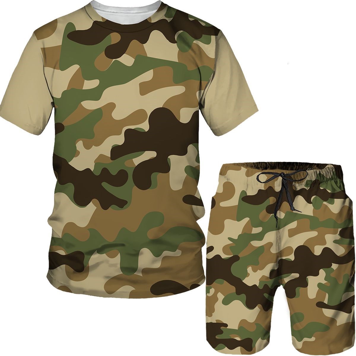 Completi mimetici da uomo, t-s - Summer Clothing Outfits recensione e prezzo