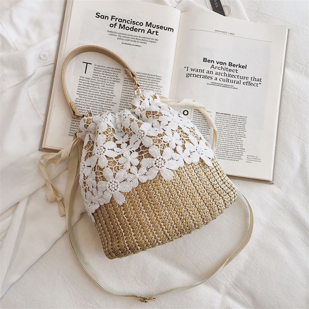 Borsa a Spalla Vintage in Pagl - Beach Bag Straw recensione e prezzo