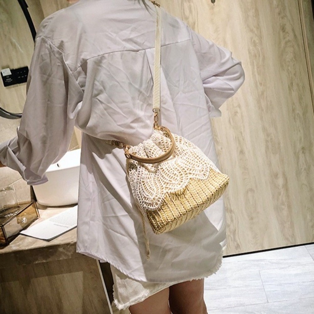 Borsa a Spalla Vintage in Pagl - Beach Bag Straw recensione e prezzo