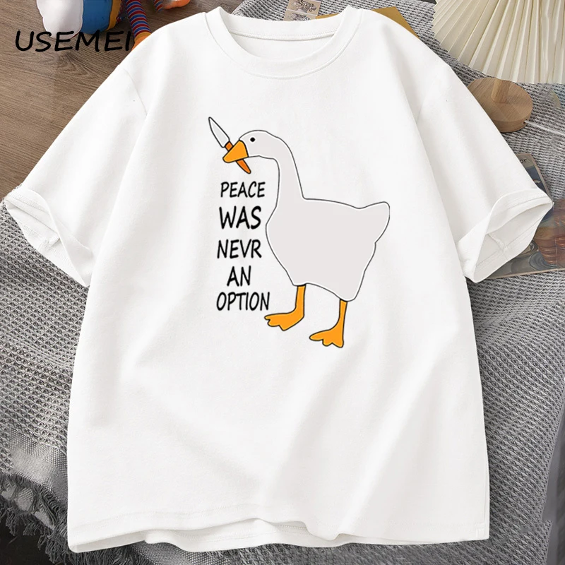 T-shirt Goose Peace Was Never  - Summer Clothing Options recensione e prezzo