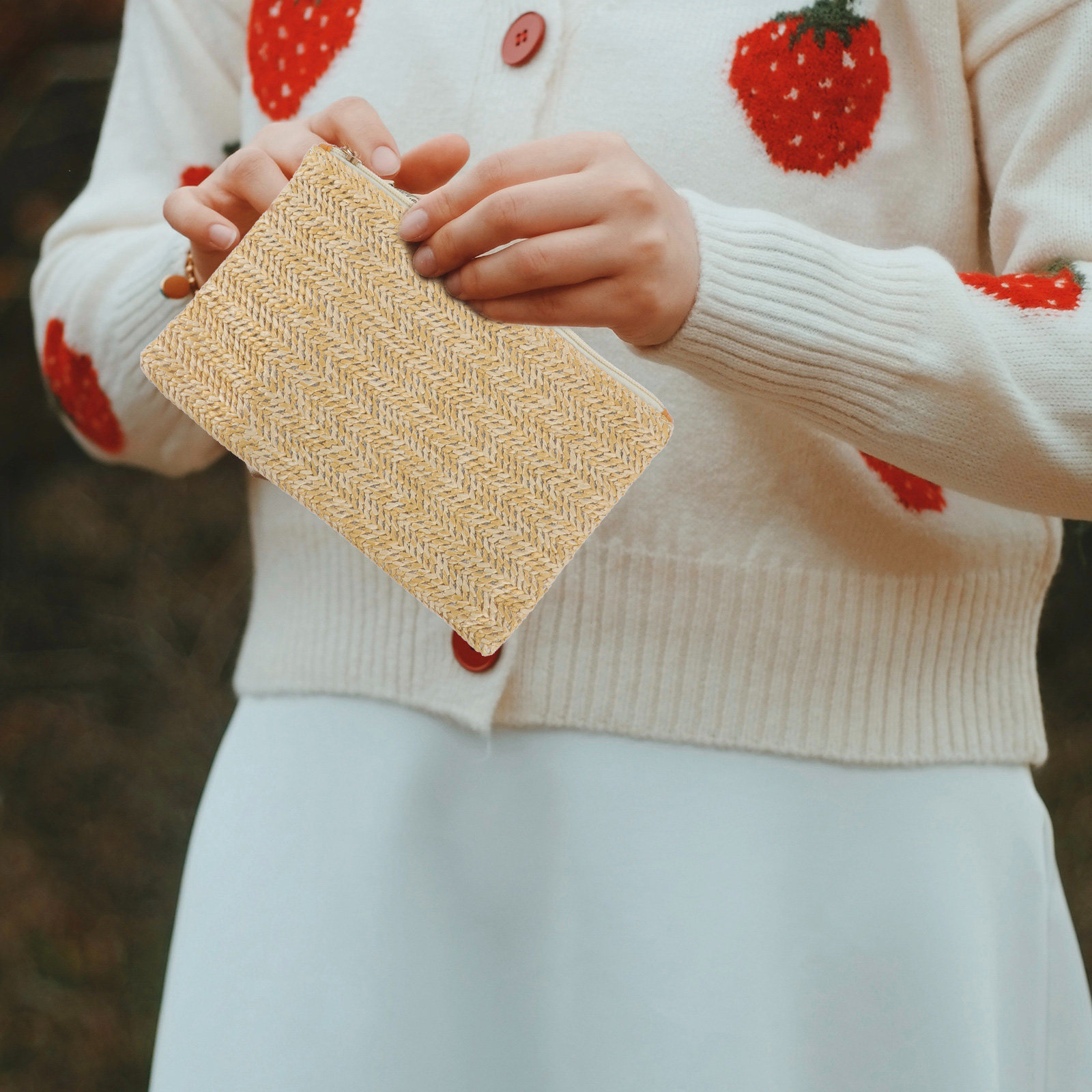 Borsa a tracolla in paglia da  - Beach Bag Straw recensione e prezzo