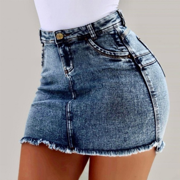 Nuova gonna corta in denim a v - Summer Clothing Options recensione e prezzo