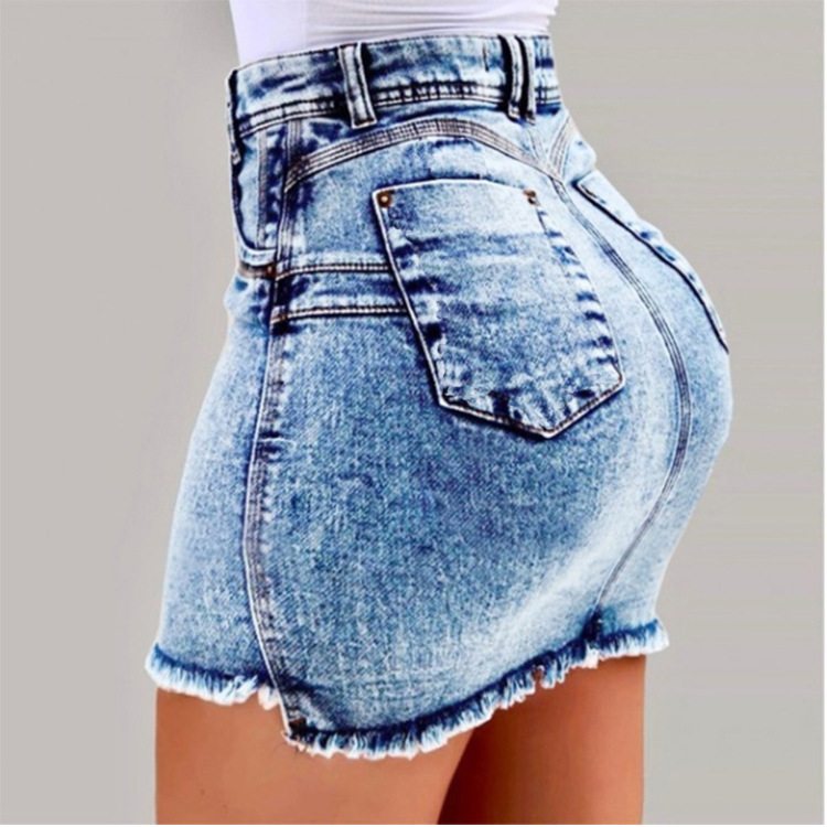 Nuova gonna corta in denim a v - Summer Clothing Options recensione e prezzo