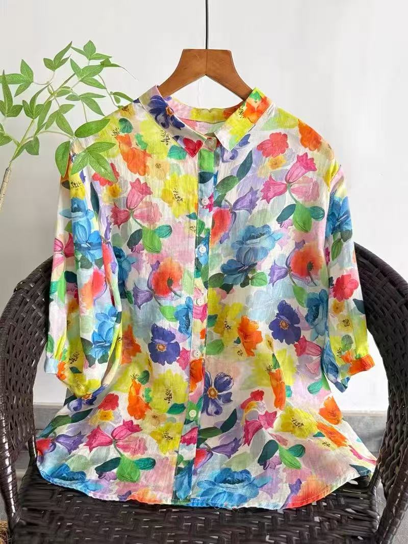 Camicia in Pura Rami da Donna  - Summer Clothing For Japan recensione e prezzo