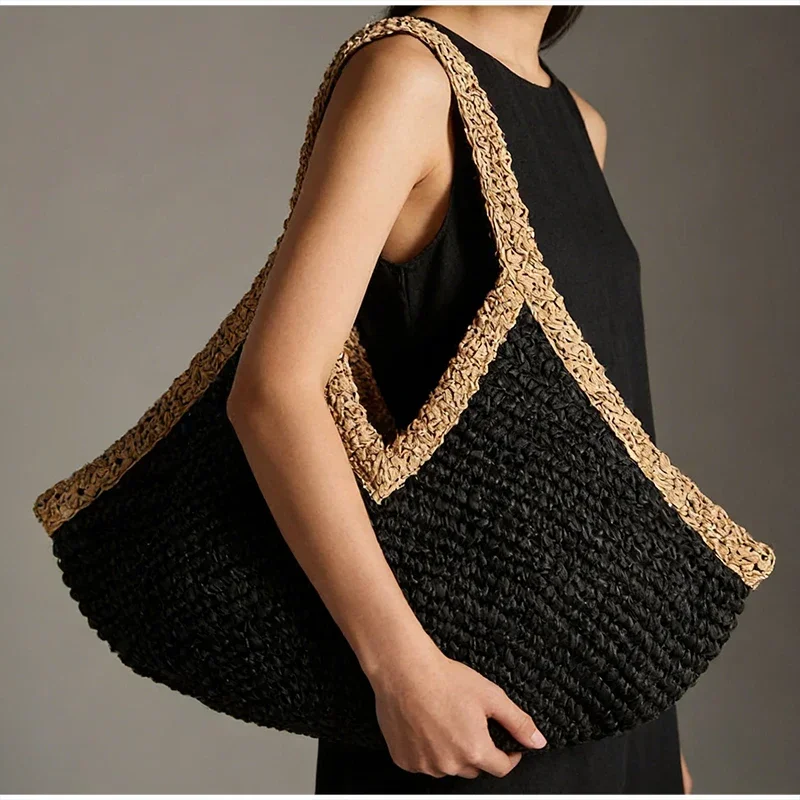 Nuova Borsa Estiva Intrecciata - Beach Bag Straw recensione e prezzo