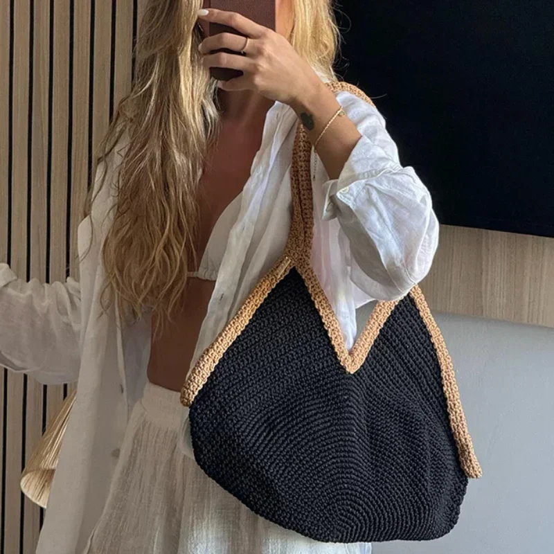 Nuova Borsa Estiva Intrecciata - Beach Bag Straw recensione e prezzo