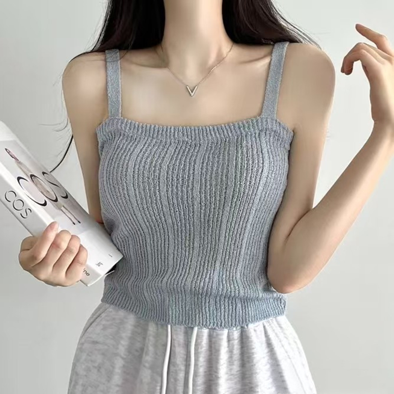 Top a canotta lavorato a magli - Summer Clothing Teens recensione e prezzo